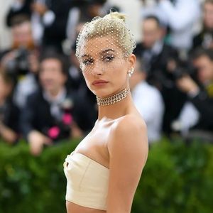 Custom Swarovski crystal birdcage veil